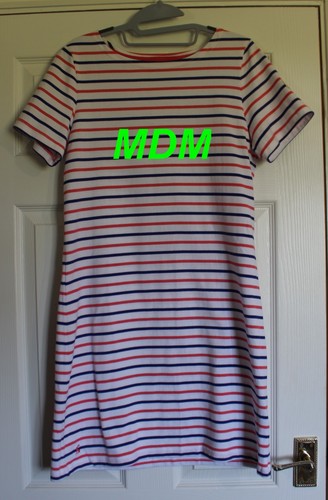 Joules white pink - joules, striped