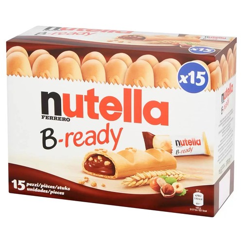 Nutella ferrero ready crispy - ferrero, b-ready