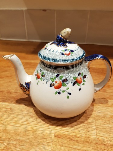 Corona ware teapot - corona, white
