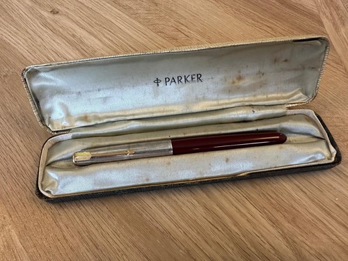 Vintage parker burgundy 14k - vintage, 51