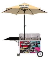 Hot Dog Mobile Catering Cart Business Stand New High Quality you choose graphics