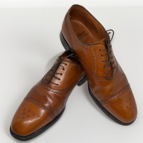 Barker tan leather derby