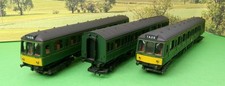 Lima Class 117/2 DMU BR Green W51342, W51340, W59518 - 3 car set OO gauge (~)