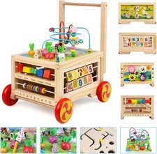 Wooden Activity Cube with