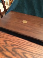 2 X VINTAGE ANTIQUE OAK WOODEN