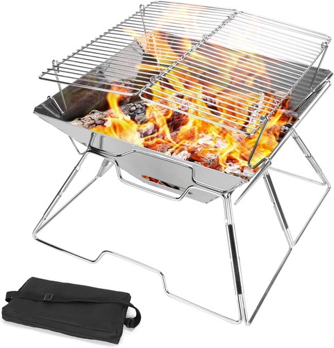 Odoland bbq fire pit portable - odoland,