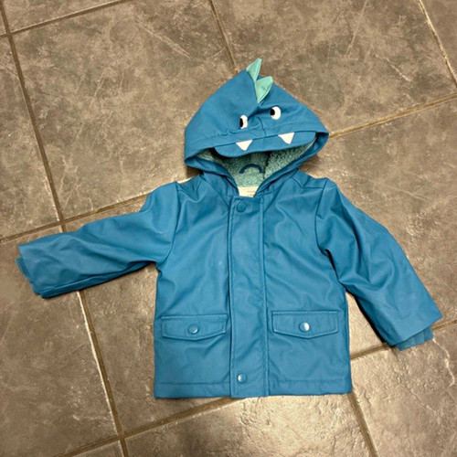 Hatley blue hooded dinosaur - blue,