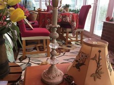 shabby chic table lamp with