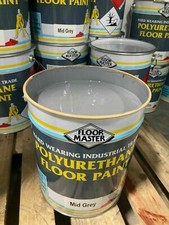 INDUSTRIAL GARAGE/ WAREHOUSE FLOOR PAINT 5/10/20 LITRES VARIOUS COLOURS