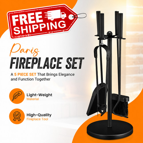 Piece fireplace companion - 5,