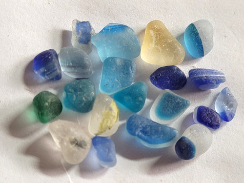 Very small sea glass - 20,