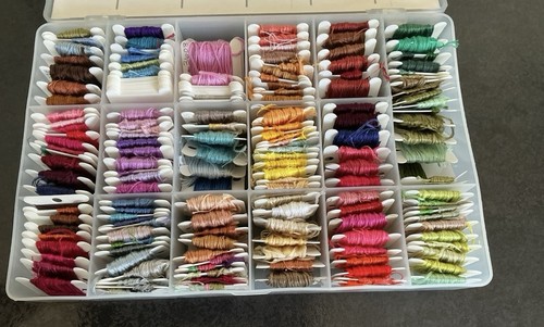 Embroidery threads with - embroidery,
