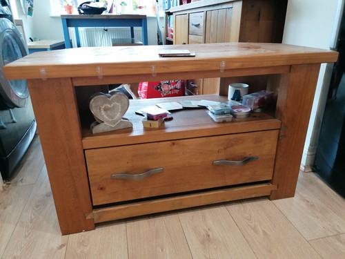 Next oak wooden - corner, tv