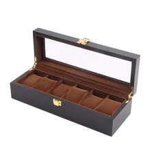 6 Slots Men Watch Storage Case