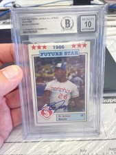 1986 Southern League All-Stars Jennings  Bo Jackson Beckett 10 Auto
