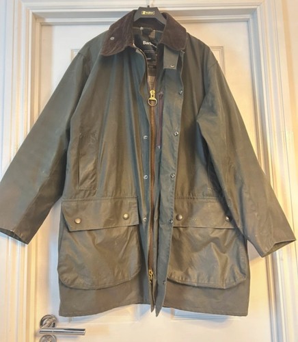 Barbour border green wax - green,