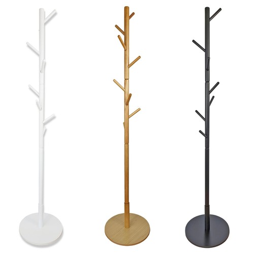 Wooden coat stand round - wooden,