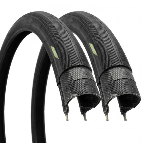 Ecovelo black tires x 1 - black,
