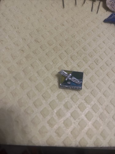 Vintage soviet space pin - soviet,