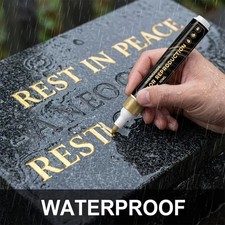 Golden Tombstone Marker Pen -