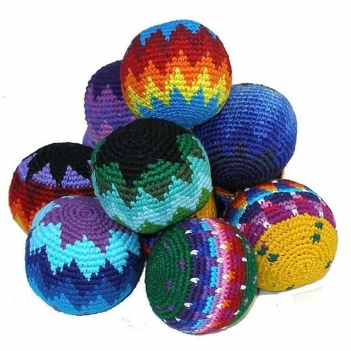 Hand knit multicolor - multicolor, hacky