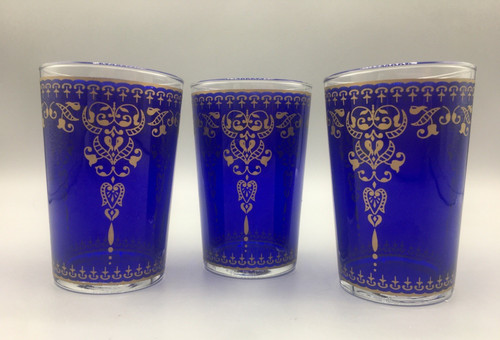 Moroccan tea juice glass - moroccan,