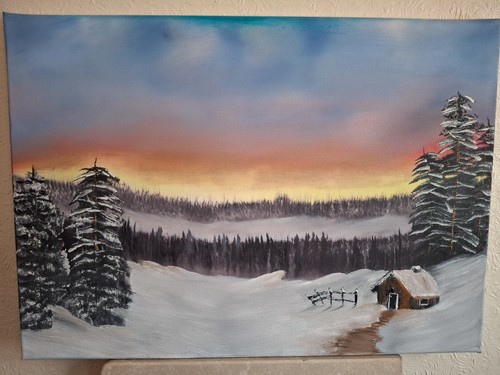 Bob ross style oil - bob,