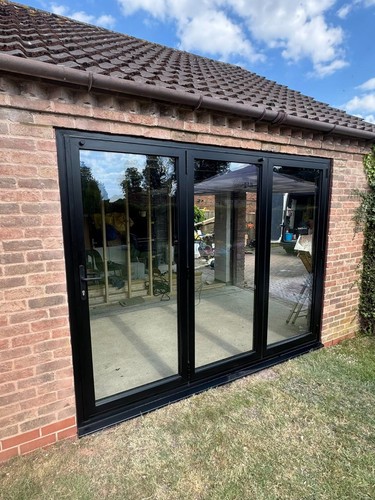 Aluminium fold sliding - aluminium, bi-fold