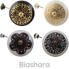 CERAMIC DOOR KNOBS FILIGREE