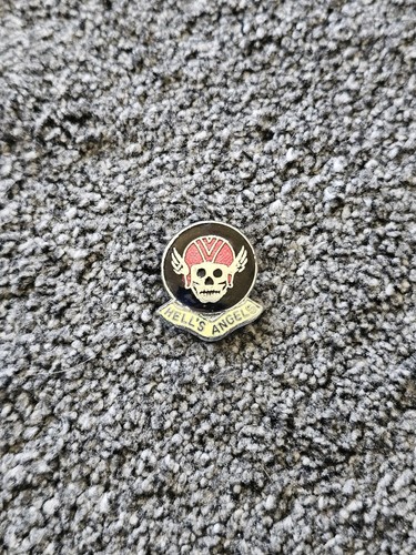Vintage hells angels enamel - angels,