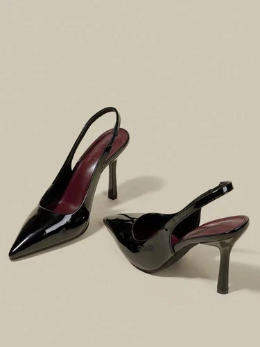 Women pointed toe kitten - toe,
