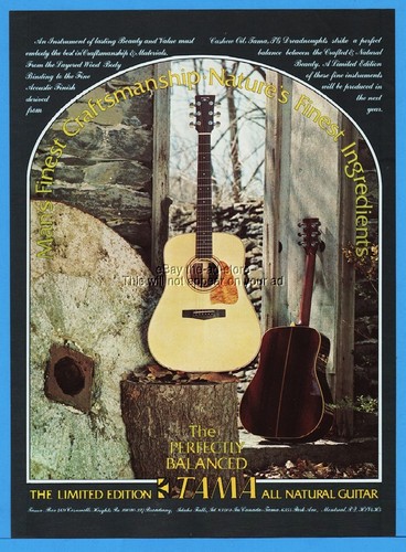 1978 tama acoustic guitars - acoustic,