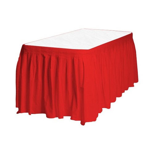 Plastic table skirts x - plastic, 13'