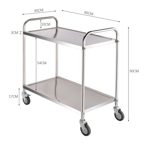 Stainless steel trolley drink - stainless,