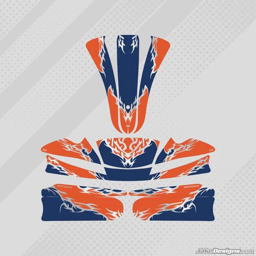 Shift custom orange - orange,, dark