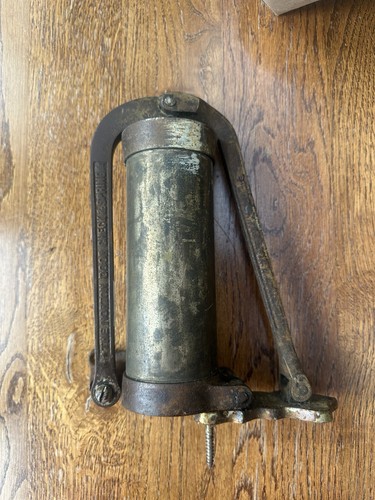 Antique norton door check and - door,