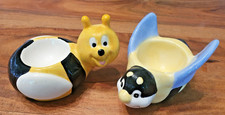 Two cute vintage bee ceramic - cute,