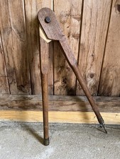 Vintage Large 48cm Wooden Compass Scribe Caliper Carpenter Measuring Old Tool