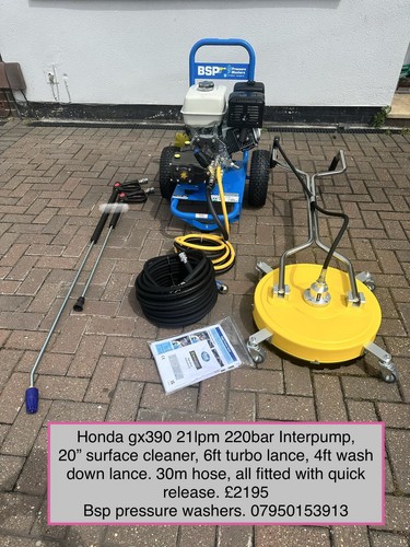 Honda gx390 pressure washing - honda,