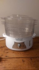 Morphy Richards 3-Tier Electric Food Steamer with Slimming World Box and Manual