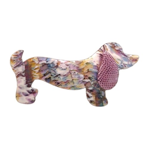 Lea stein genuine brooch - ,