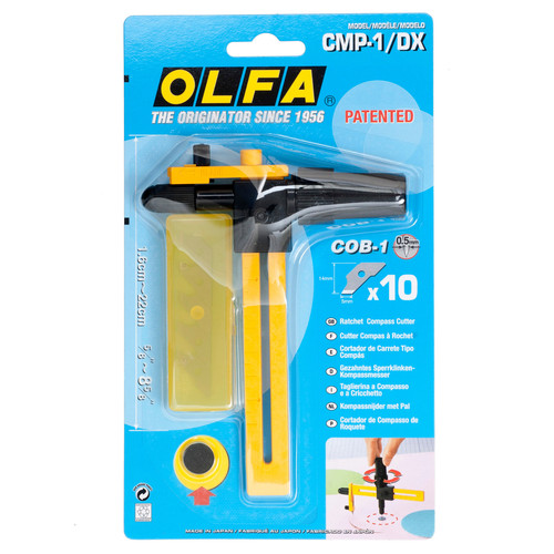 Olfa compass cutter 6cm 22cm - cutter, 1.6cm-22cm