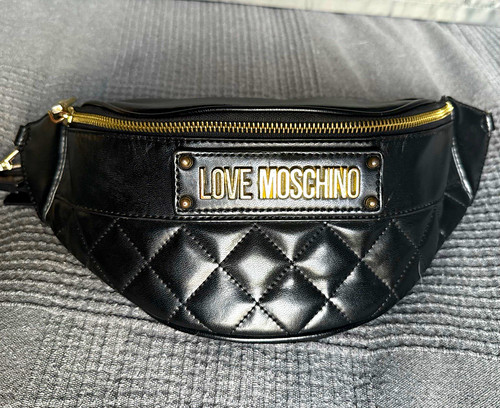 Love moschino black quilted - moschino,