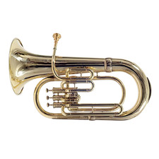 Euphonium Brass  Bb 3 Valve Brass Finish by Zaima with Case+ Mouthpiece for All