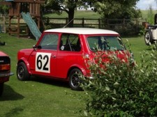 PHOTO  A 1968 MINI COOPER S FITTED WITH A ROLL CAGE AND POSSIBLY PREPARED FOR HI