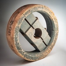 Antique Wooden Flat Belt