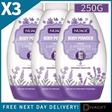 3 x NUAGE BODY POWDER 250G