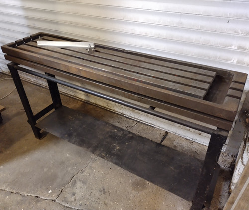 Cast iron slot - iron, table