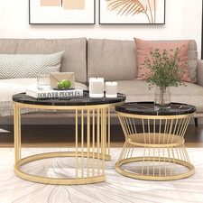Round Coffee Table Set of 2