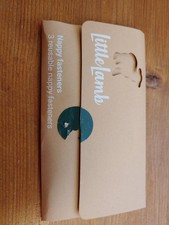 Little Lamb Nappy Nippas X3 Brand New (Open Packet) White